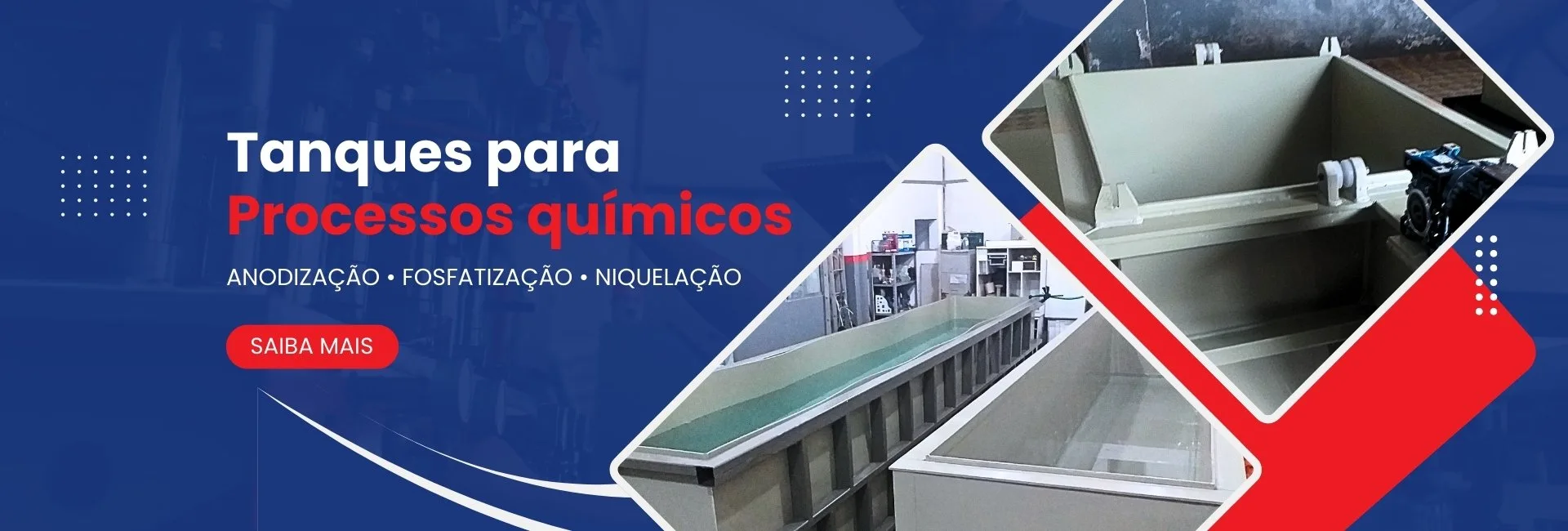 Tanques para processos químicos